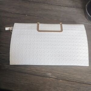 Elegant White Clutch Bag